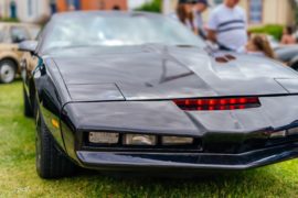 ChatGPT - Original KITT car of TV series Knight Rider in Istanbul Autoshow by dawidkalisinski