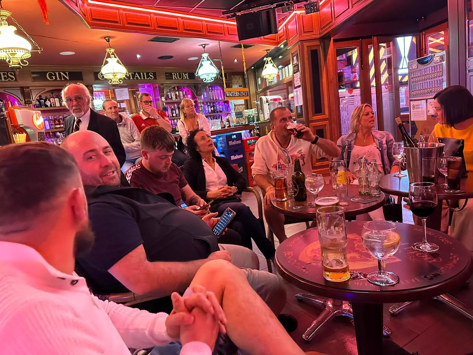 Watching Leeds United In Benidorm